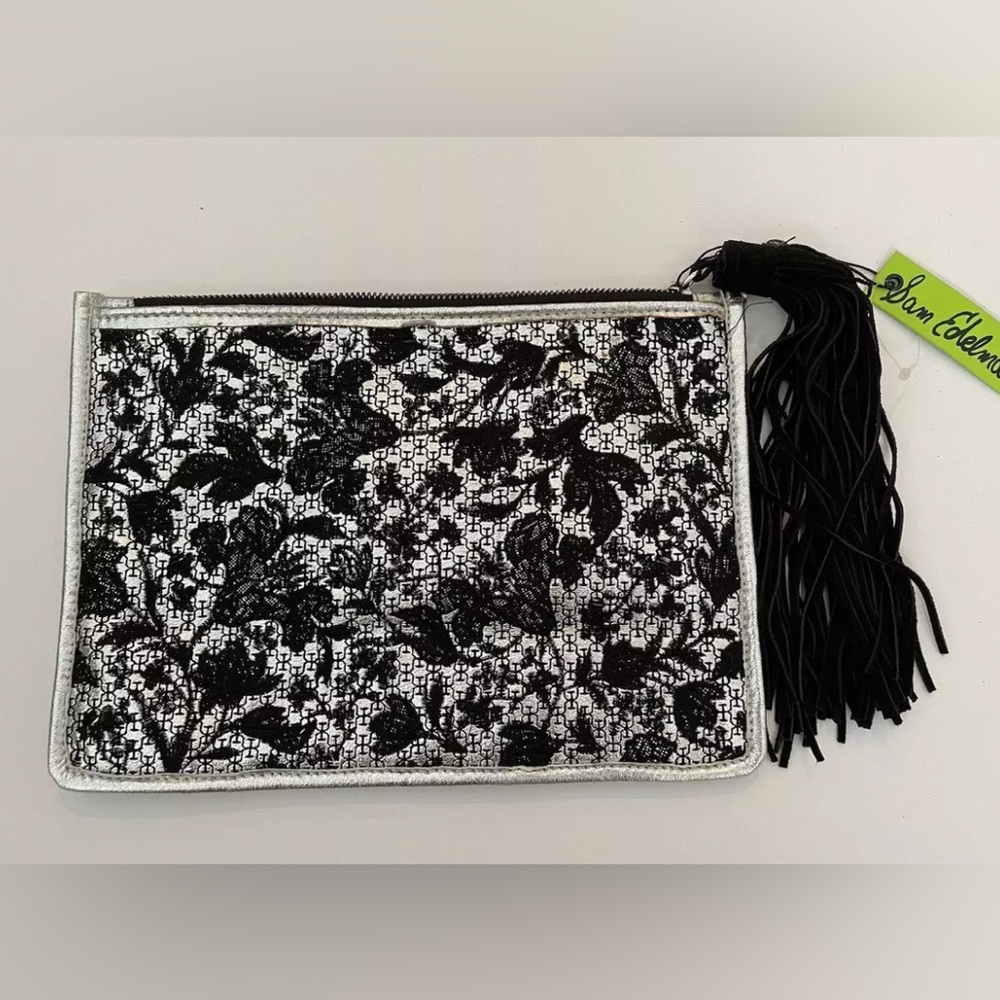 Sam Edelman Alia Sliver Clutch NWT